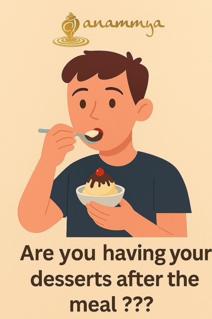 Ayurvedic wisdom on sweets before meals for balanced health