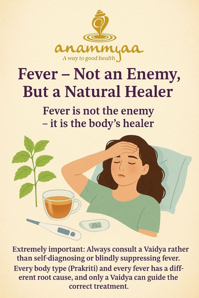 Fever and natural healing explained with Ayurveda